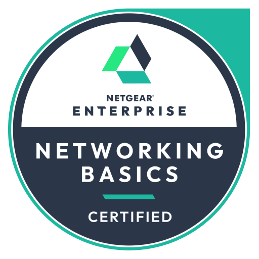 NETGEAR Networking Basics certification badge